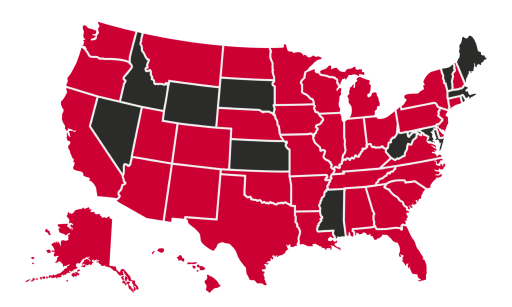 States Served by Chaddock